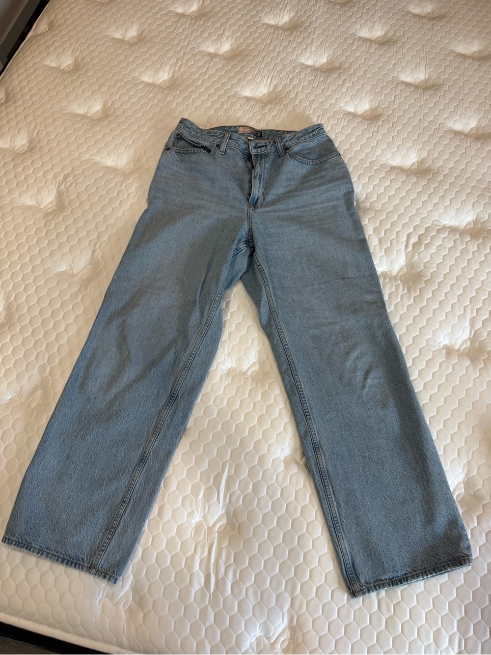 Abercrombie & Fitch Curve Love The Loose High Rise Jeans Size 30/10R